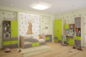 Детская комната Пуговка в Горно-Алтайске - gorno-altajsk.katalogmebeli.com | фото