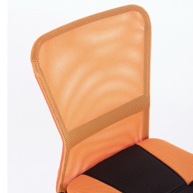 Кресло компактное BRABIX Smart MG-313 (черный, оранжевый) в Горно-Алтайске - gorno-altajsk.katalogmebeli.com | фото 4