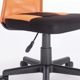 Кресло компактное BRABIX Smart MG-313 (черный, оранжевый) в Горно-Алтайске - gorno-altajsk.katalogmebeli.com | фото 5