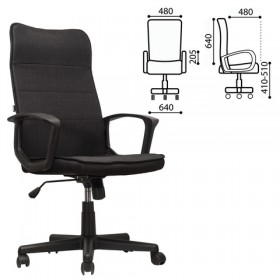 Кресло офисное BRABIX Delta EX-520 (черный) в Горно-Алтайске - gorno-altajsk.katalogmebeli.com | фото