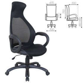 Кресло офисное BRABIX Genesis EX-517 (черное) в Горно-Алтайске - gorno-altajsk.katalogmebeli.com | фото