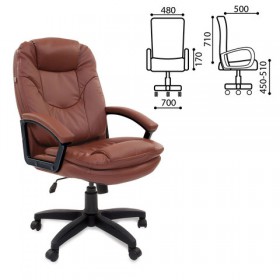 Кресло офисное BRABIX Trend EX-568 (коричневый) в Горно-Алтайске - gorno-altajsk.katalogmebeli.com | фото