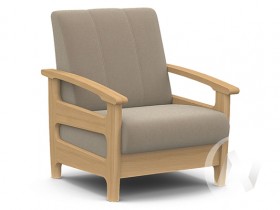 Кресло для отдыха Омега (бук лак/CATANIA LATTE) в Горно-Алтайске - gorno-altajsk.katalogmebeli.com | фото