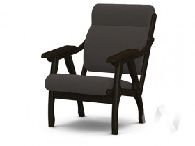 Кресло Вега-10 (венге лак/ULTRA GRAFIT) в Горно-Алтайске - gorno-altajsk.katalogmebeli.com | фото