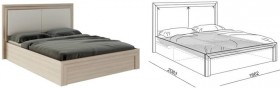 Кровать 1,6 Глэдис (М32) с подъемным механизмом Распродажа в Горно-Алтайске - gorno-altajsk.katalogmebeli.com | фото 2
