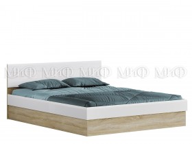 Кровать с подъемным механизмом 1,4 спальня Фортуна (Дуб сонома/белый глянец) в Горно-Алтайске - gorno-altajsk.katalogmebeli.com | фото