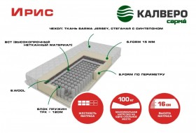 Матрас IRIS 1400*2000 в Горно-Алтайске - gorno-altajsk.katalogmebeli.com | фото