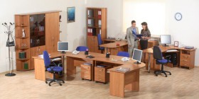 Мебель для персонала Альфа 61 Ольха в Горно-Алтайске - gorno-altajsk.katalogmebeli.com | фото 1