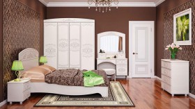 Модульная спальня Каролина в Горно-Алтайске - gorno-altajsk.katalogmebeli.com | фото